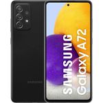 Samsung Galaxy A72 Smartphone 17cm (6,69 Zoll) SAMOLED-Display, 256GB interner Speicher, 8GB RAM, Dual-SIM, Android 11, Awesome Black