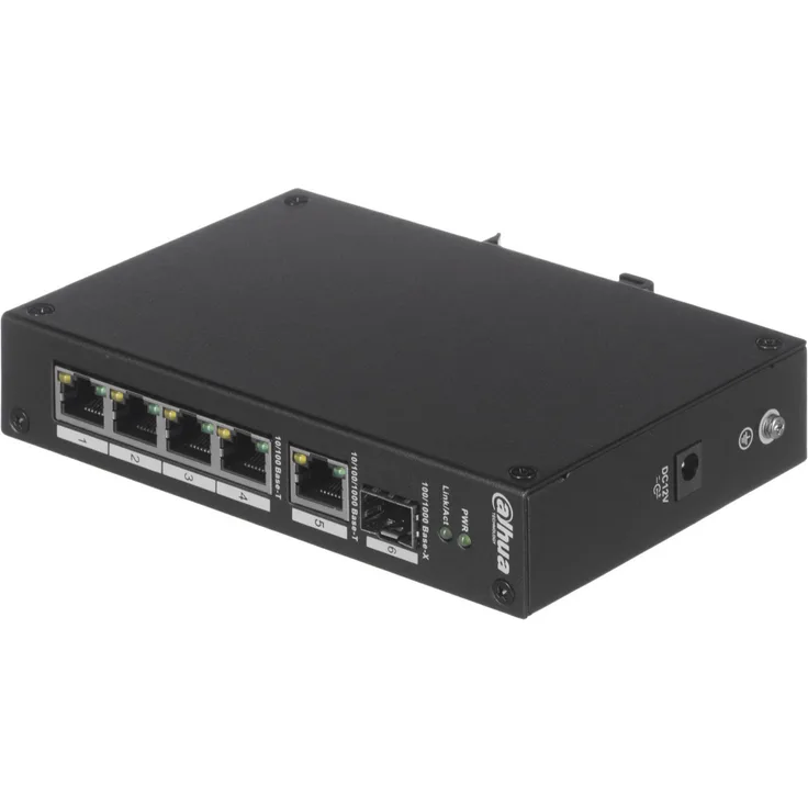 Dahua Europe PFS3106-4T Netzwerk-Switch Unmanaged L2 Fast Ethernet (10-100) Schwarz