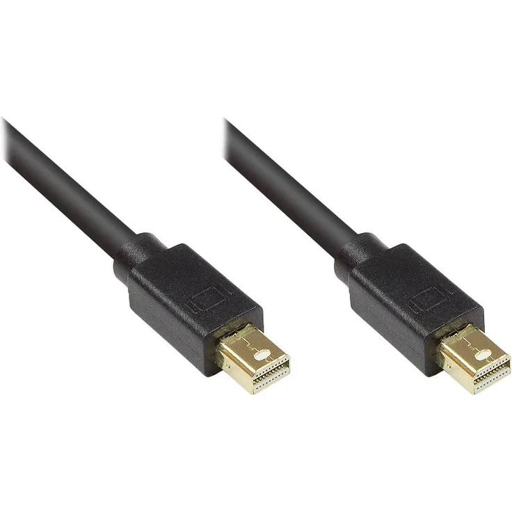 Good Connections - DisplayPort-Kabel - Mini DisplayPort (M) bis Mini DisplayPort (M) - 2 m - geformt, 4K Unterstützung - Schwarz (4830-020S)