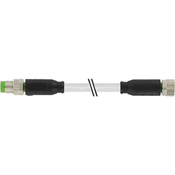M8 Stecker 0° - M8 Buchse 0°