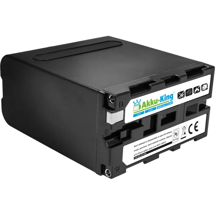 Akku kompatibel mit Sony NP-F990, NP-F330, NP-F970 - Li-Ion 10400mAh - für Cytronix CM5 5, CM6 5.5, CM7 7, CM7B 7