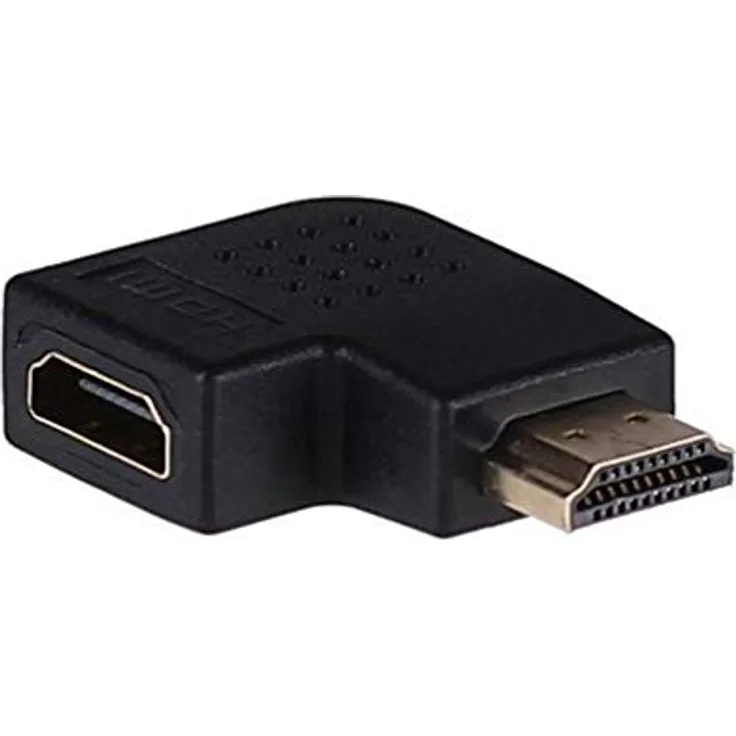 AKYGA AK-AD-45 Winkelstecker HDMI Adapter 90 Grad Buchse vergoldet 1.4a