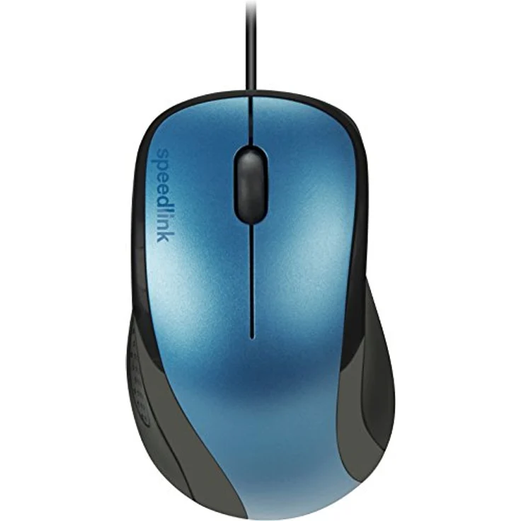 Speedlink KAPPA Mouse - 3 Tasten Maus mit USB Anschluss und ergonomischer Form - blau