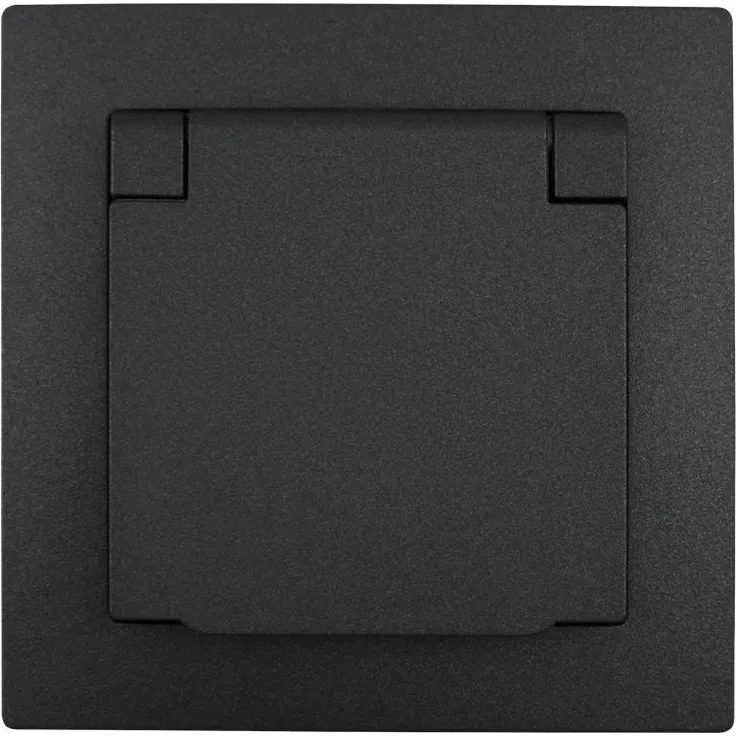 Schutzkontakt-Steckdose McPower Flair 250V~-16A UP IP44 anthrazit