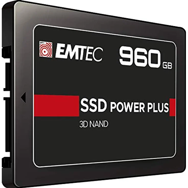 EMTEC X150 Power Plus 3D NAND - Solid-State-Disk - 960 GB - intern - 2.5 Zoll (6.4 cm) - SATA 6Gb/s (ECSSD960GX150) – Bild 1
