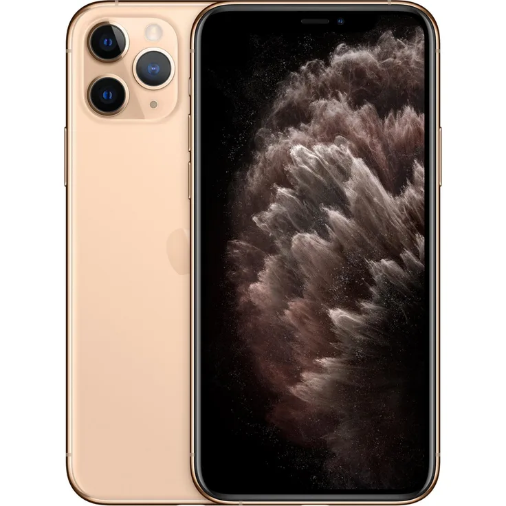 Apple iPhone 11 Pro Smartphone 14,73cm (5,8 Zoll) Super Retina XDR-Display, 512GB interner Speicher, 6GB RAM, Dual-SIM, iOS, Gold - Preisvergleich