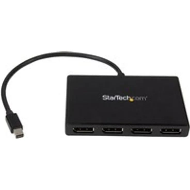 StarTech.com MST Hub, Mini DisplayPort auf 4x Displayport, Multi Stream Transport Hub, mDP 1.2 auf DP