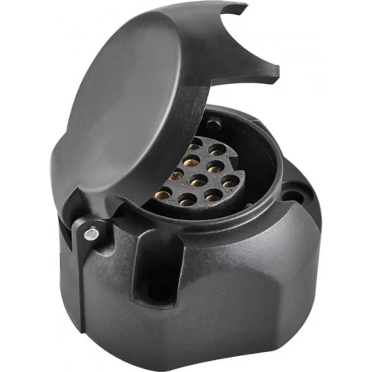 steckdose 13-polig PVC Jaeger schwarz