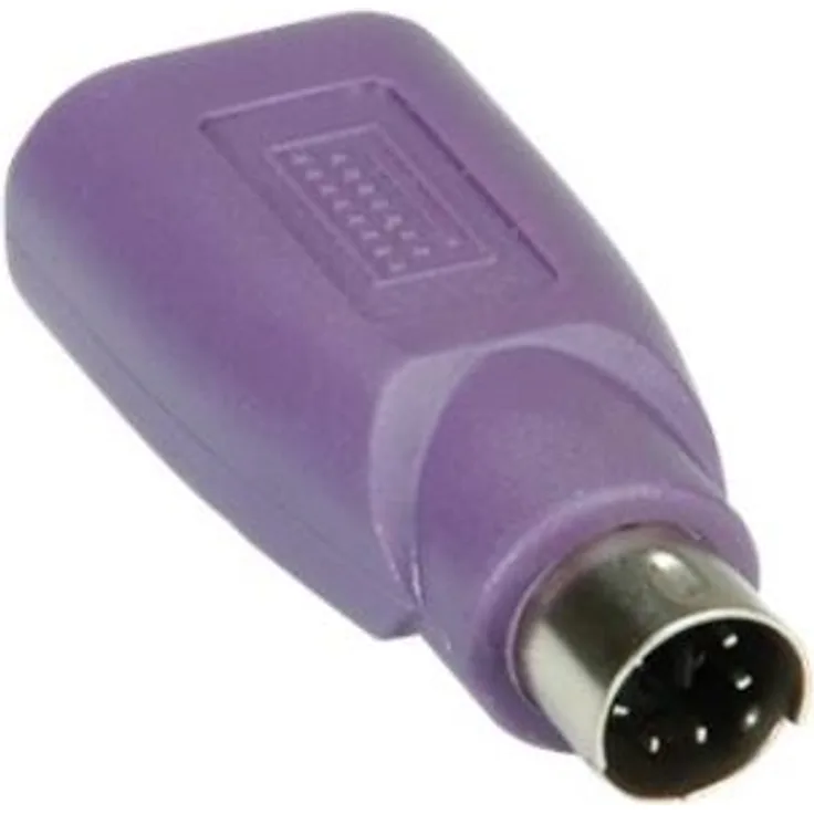 Value 12991073 PS-2 USB Tastatur-Adapter lila