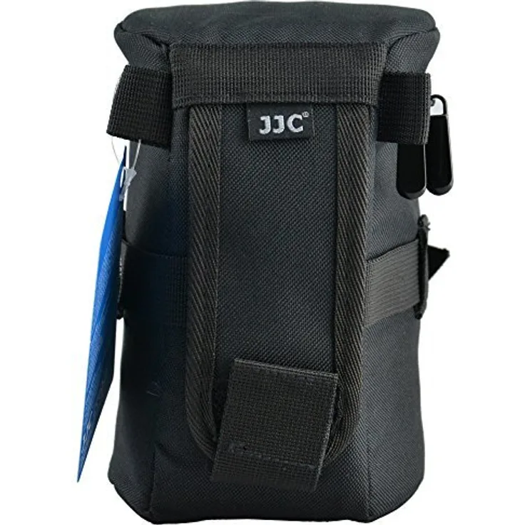 JJC dlp-4 100 x 170 mm wasserabweisend Deluxe Objektiv Tasche mit Gurt – Schwarz