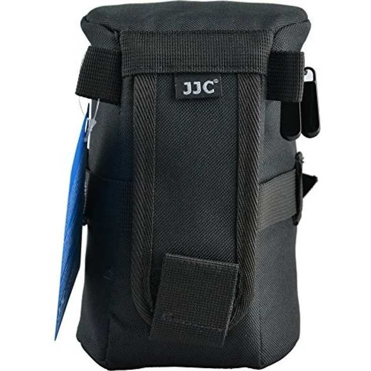 JJC dlp-4 100 x 170 mm wasserabweisend Deluxe Objektiv Tasche mit Gurt – Schwarz