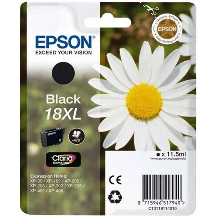 Epson C13T18114022 11.5ml 470Seiten Schwarz Tintenpatrone