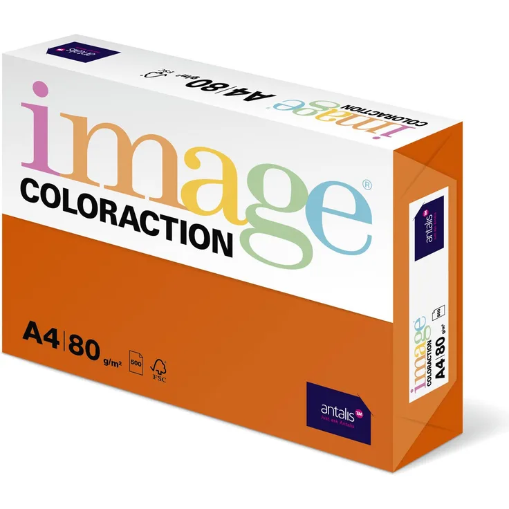Image Coloraction - farbiges Kopierpapier Amsterdam-orange 80g-m² A4 - Paket zu 500 Blatt