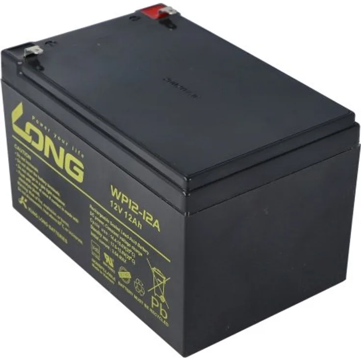 Kung Long WP12-12, 12Volt, 12Ah VDS G100036, Faston 4,8mm