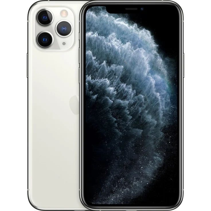 Apple iPhone 11 Pro Smartphone 14,73cm (5,8 Zoll) Super Retina XDR-Display, 64GB interner Speicher, 6GB RAM, Dual-SIM, iOS, Silver - Preisvergleich – Bild 1