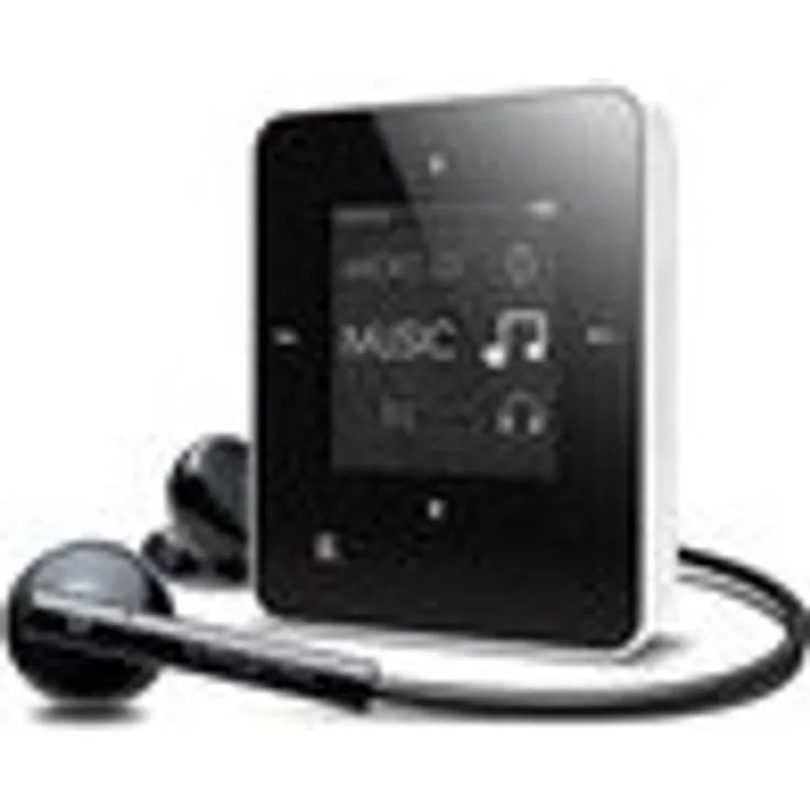 Creative Zen Style M300 MP3-Player 8GB (3,7 cm (1,45 Zoll) TFT-Display, FM-Radio, micro-SD, USB, Bluetooth, Mikrofon) schwarz-weiß