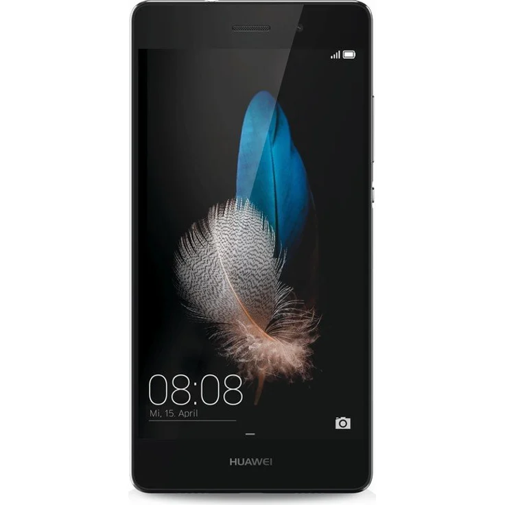 Huawei P8 lite Smartphone 12,7cm Pixel (5 Zoll) IPS-Display, 16GB interner Speicher, 2GB RAM, Android, Schwarz – Bild 1