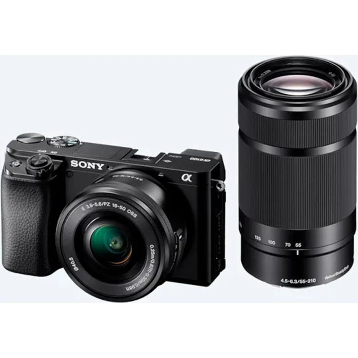 Sony Alpha 6100 Kit schwarz inkl. E 16-50mm OSS + E 55-210mm OSS – Bild 1
