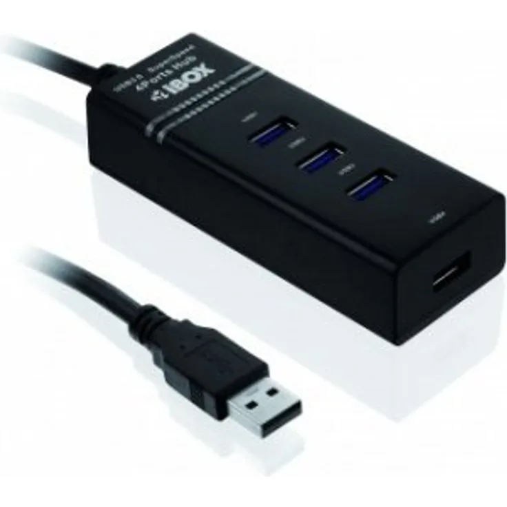 iBox IUH3FB - Hub - 4 x SuperSpeed USB 3.0 - Desktop