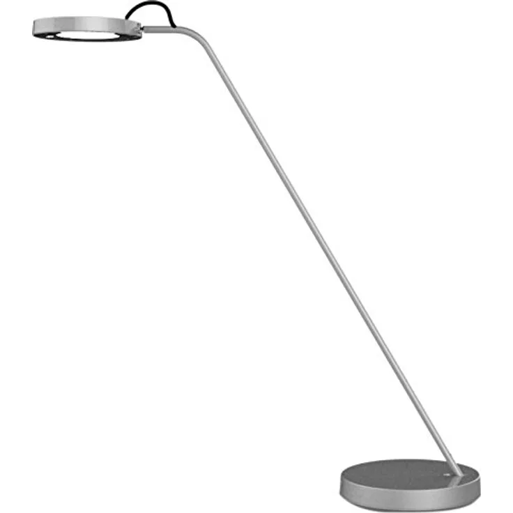 UNILUX LED Schreibtischleuchte i-Light grau Beleuchtung nach Maß gemäß Biorhythmus für mehr Wohlbefinden bei der Arbeit, Bedienung per Handy-Steuerung für Android und Apple iOS Smart Phone