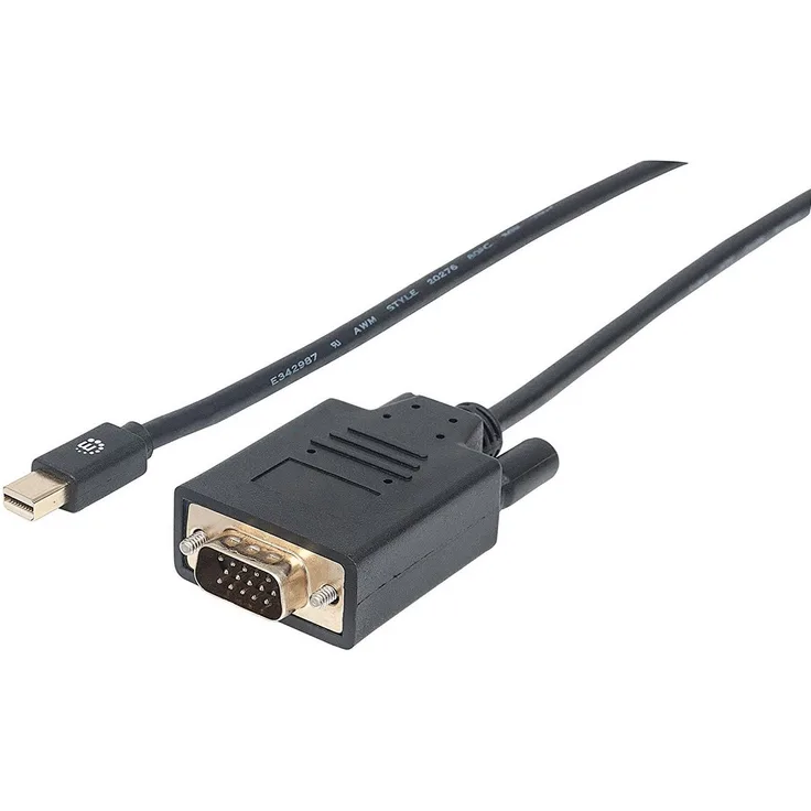Manhattan 152167 Mini-DisplayPort 1.2a auf VGA-Kabel schwarz 152167