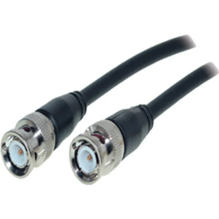 S-CONN maximum connectivity Audio- Video BNC Kabel-BNC Stecker auf BNC Stecker, RG 58, 50 OHM, 0,5m (77500)
