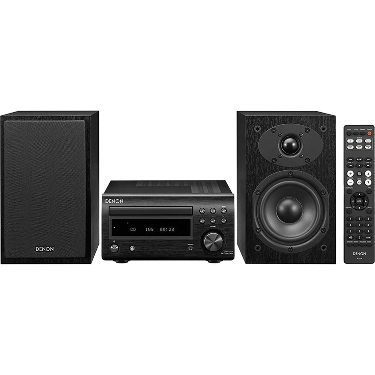 Denon D-M 41 DAB Kompaktes HiFi-System (2 x 30W Ausgangsleistung) Schwarz – Bild 2