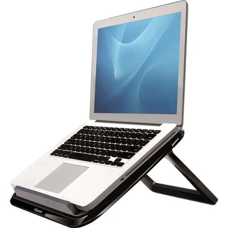 Fellowes Laptop Ständer I-Spire Quick Lift, höhenverstellbar, klappbar, portabel, für Laptops bis 17 Zoll, schwarz