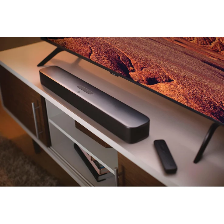 JBL Bar All-in-One 2.0 Soundbar ohne Subwoofer, kabelgebunden, geeignet für TV, schwarz (2019) – Bild 7