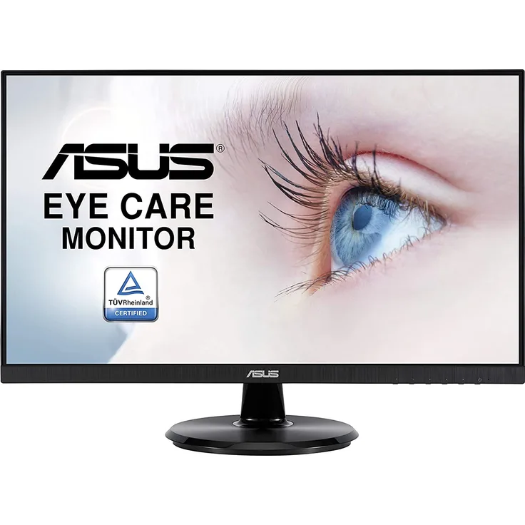 ASUS VA24DQ - 23,8 Zoll, Full HD (1920 x 1080), IPS-Panel, 75Hz, 5ms, 250cd/m² (90LM0543-B01370)