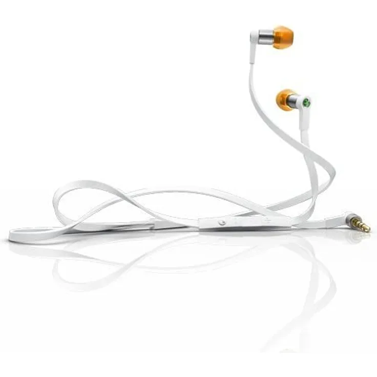 Sony Ericsson LiveSound In-Ear Kopfhörer mit Mikrofon, weiß, orange