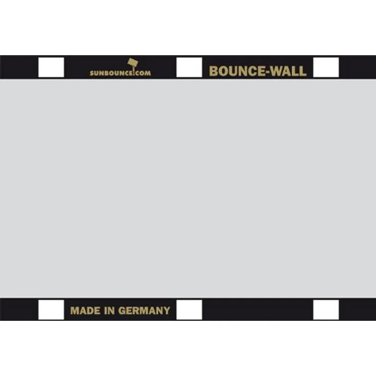 Sunbouncer Bounce Wall Reflektor (21 cm x 29,7 cm - 8 Zoll x 11 Zoll) silber - Rückseite weiß