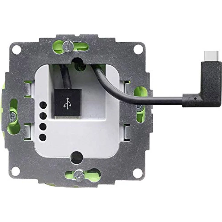 Smart things S24 C Scharge - Unterputz-Netzteil 12W Speziell für alle sDocks, Tablets und Phones mit USB-C Anschluss inklusive USB-C Adapter 30cm zum Laden des iPad | 5 V, 5%- 2400mA – Bild 1
