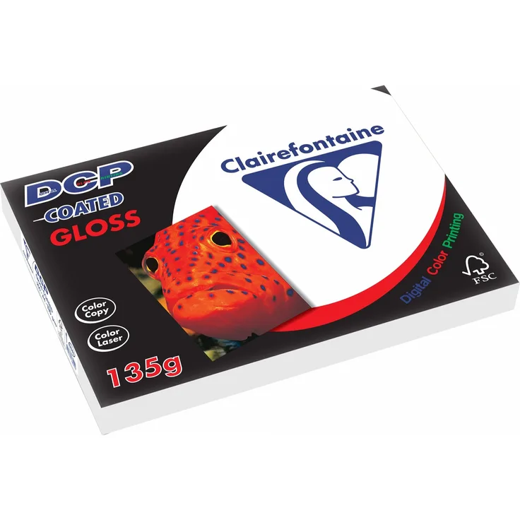 Clairalfa 6841C Laserdrucker-Papier DCP Coated Gloss, A4, 135 g-qm