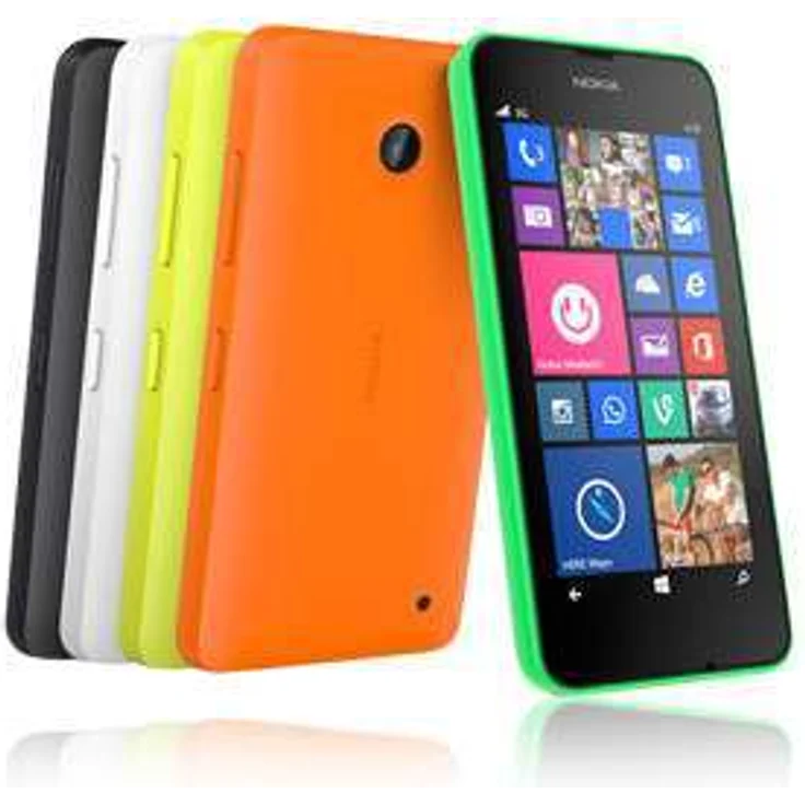 Nokia Lumia 635 Smartphone 11,43cm Pixel (4,5 Zoll) IPS-Display, 8GB interner Speicher, 0,51GB RAM, Windows, Gelb – Bild 2