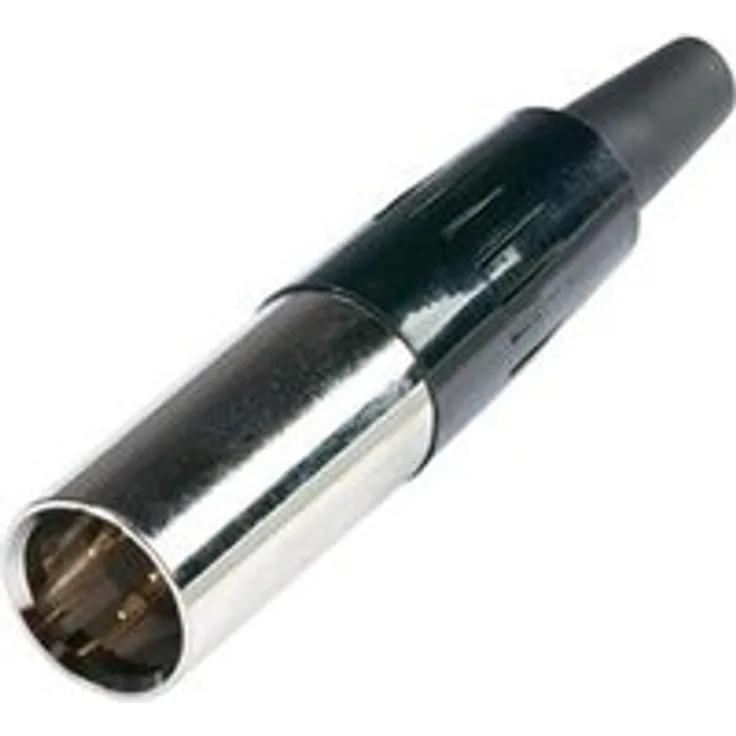 Miniatur-XLR-Steckverbinder Stecker, gerade Polzahl: 3 Silber Hicon HI-XMCM3 1 St. Silber