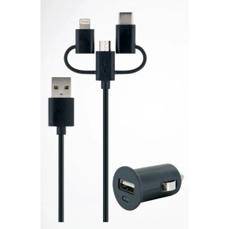 Schwaiger Ladeset 3-in-1 12V Smart 