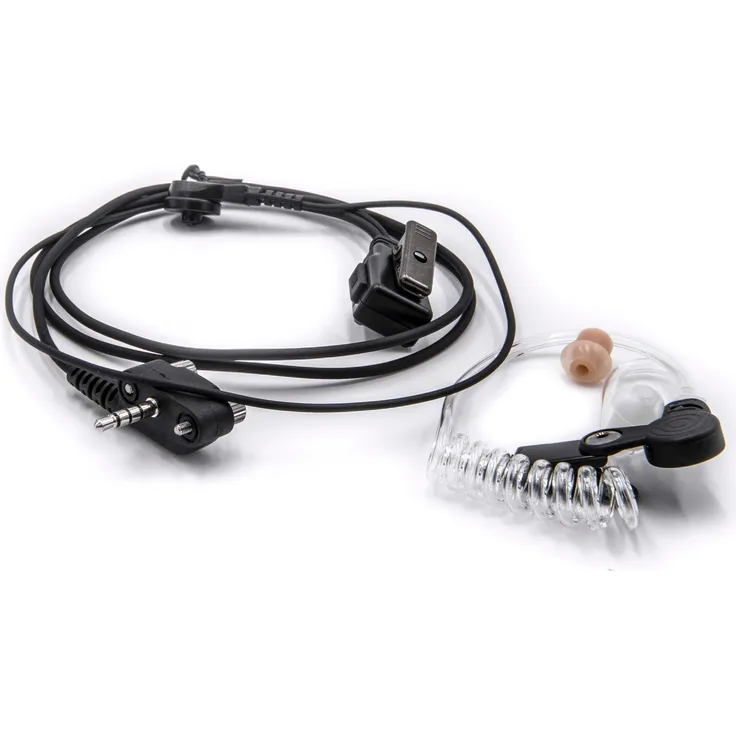 VHBW Headset für Yaesu - Vertex VX-130, VX-140, VX-146, VX-160, VX-180, VX-210A, VX-230, VX-231, VX-246, VX-350, VX-351 Funkgerät, Walkie Talkie