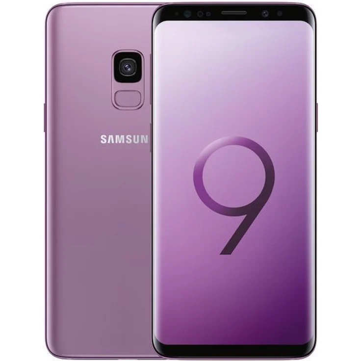 Samsung Galaxy S9 Smartphone 14,73cm Pixel (5,8 Zoll) Super AMOLED-Display, 64GB interner Speicher, 4GB RAM, Dual-SIM, Android, Lilac Purple – Bild 1