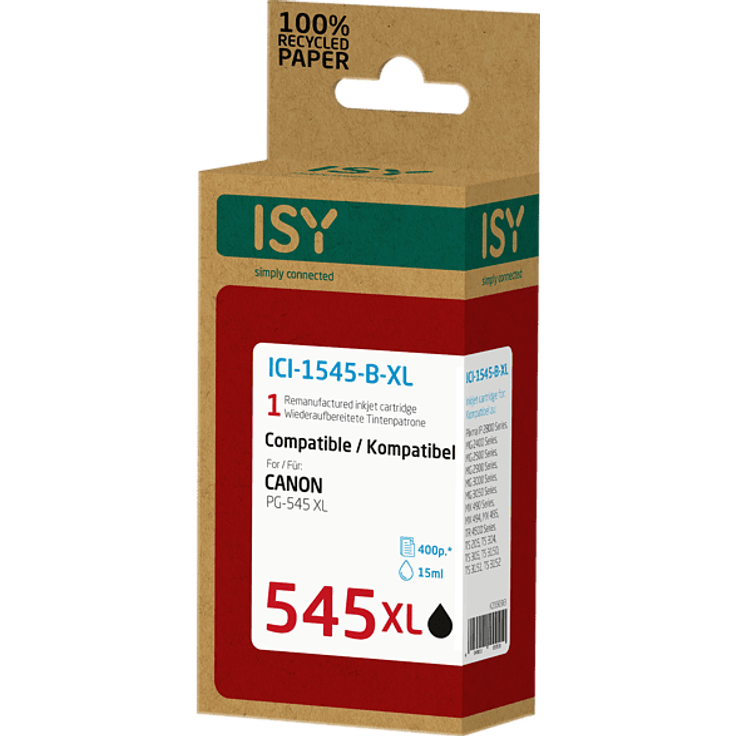 ISY ICI-1545-B-XL Tintenpatrone Schwarz