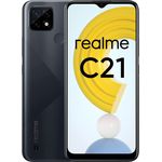 realme C21 Smartphone 16,5cm (6,5 Zoll) Farbdisplay, 32GB interner Speicher, 3GB RAM, Dual-SIM, Android 10, Schwarz