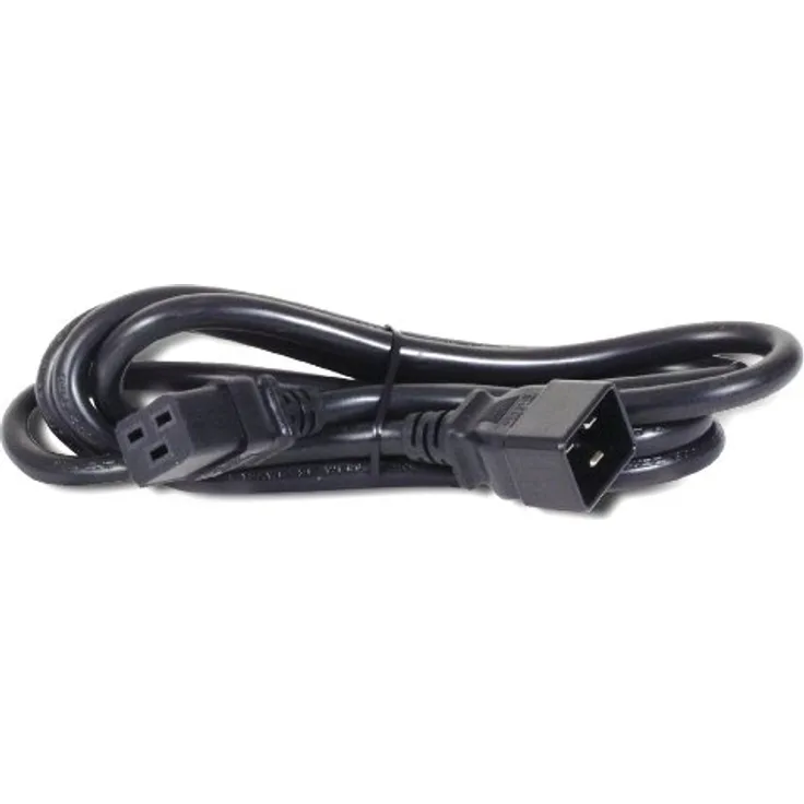 ROLINE Verlängerunskabel Kaltgeräte | IEC320 C20 Stecker - C 19 Buchse | Schwarz 3 m