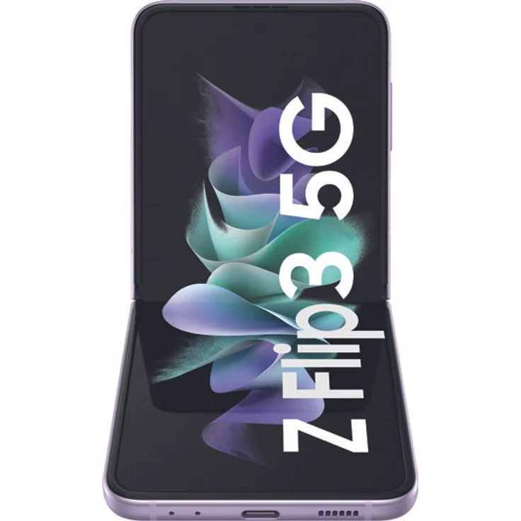 Samsung Galaxy Z Flip 3 5G Smartphone 17,02cm (6,7 Zoll) AMOLED-Display, 256GB interner Speicher, 8GB RAM, Android 11, Phantom Lavender – Bild 3