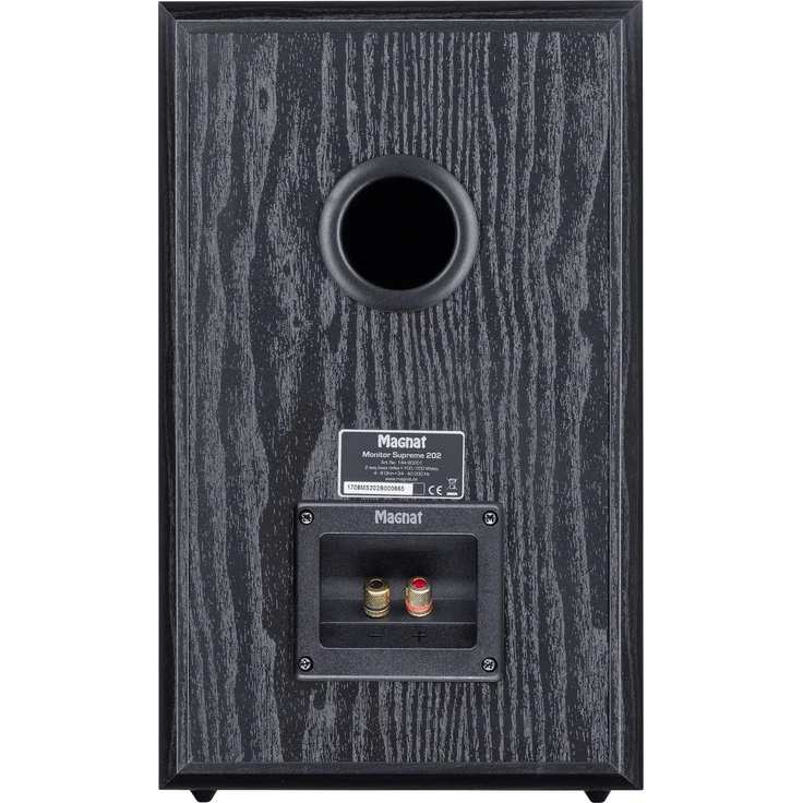 Magnat Monitor Supreme 202 I 1 Paar Regallautsprecher mit hoher Klangqualität I Passiv-Lautsprecherbox mit anspruchsvollem HiFi-Sound, Farbe:Schwarz Regallautsprecher – Bild 8