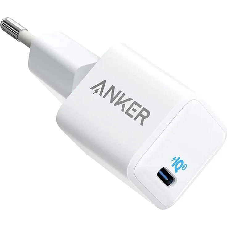 Anker AK-A2633G22 Powerport III Nano USB-C, geeignet für Apple iPhone 12/12 Pro/12 Pro Max/12 mini, iPad Pro, AirPods Pro, Samsung Galaxy, Google Pixel 3/4, Netzteil, 20 W, weiß (ohne Ladekabel)