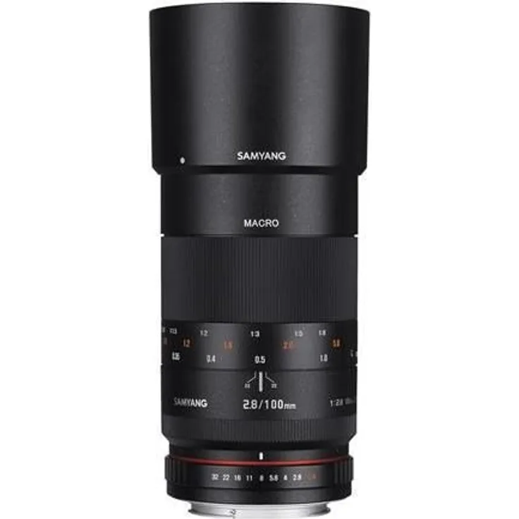 Samyang 100mm F2.8 Objektiv für Anschluss Canon EOS