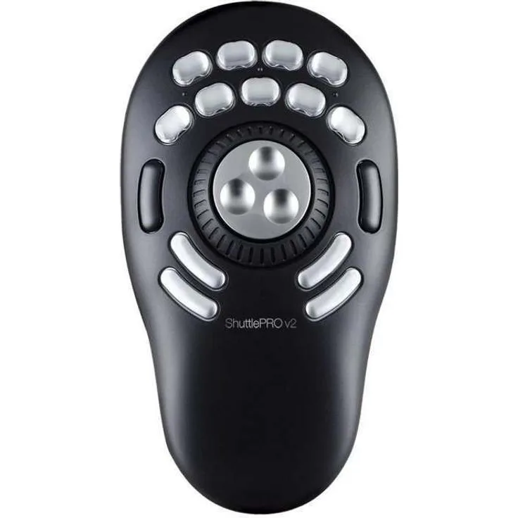 Contour ShuttlePro V.2 Shuttle Wheel für Mac-Win (15-Tasten, USB) schwarz