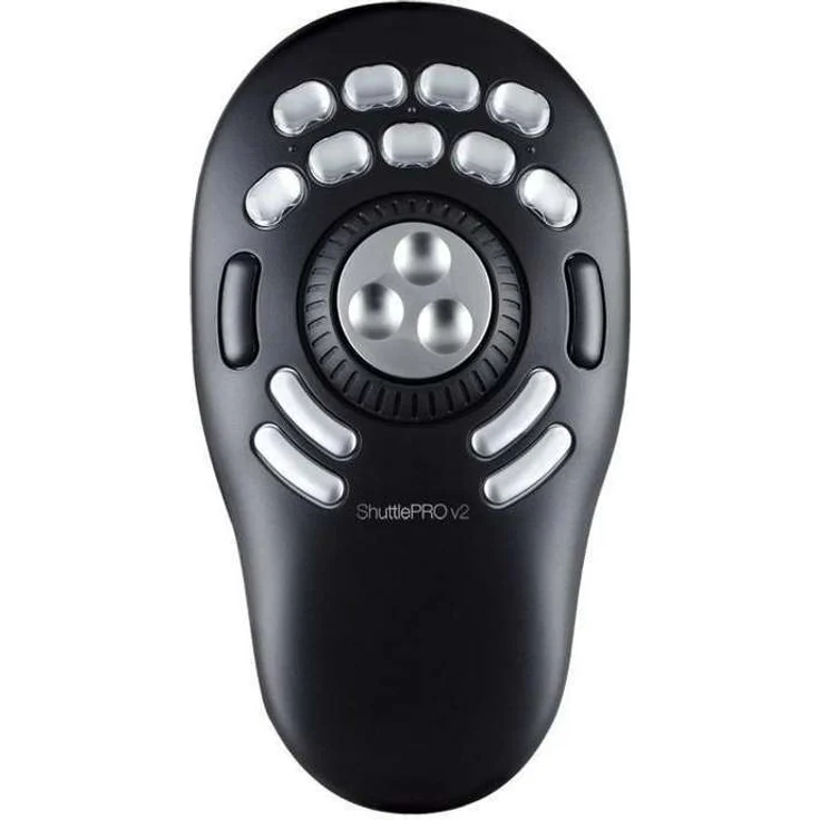 Contour ShuttlePro V.2 Shuttle Wheel für Mac-Win (15-Tasten, USB) schwarz – Bild 1