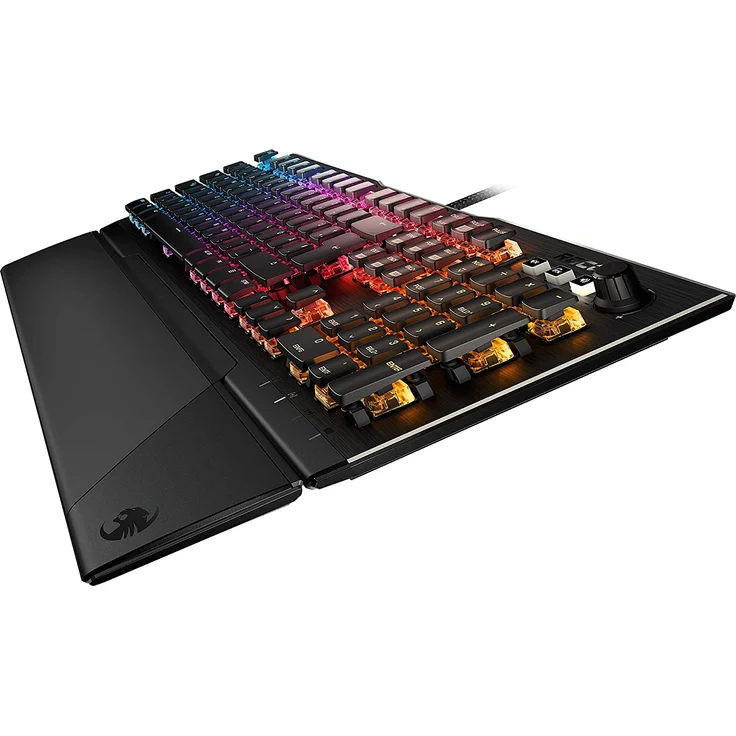 ROCCAT VULCAN 121 AIMO - Tastatur - mit Multimedia-Rad - hintergrundbeleuchtet - USB - Roccat Titan switches (ROC-12-670-BN) (DE QWERTZ) – Bild 2