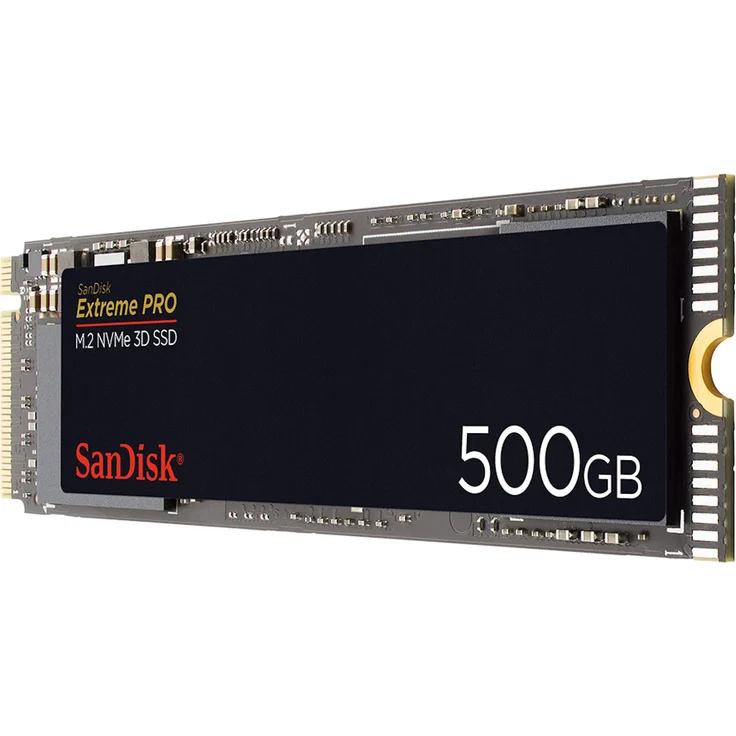 SanDisk Extreme PRO - Solid-State-Disk - 500 GB - intern - M.2 2280 - PCI Express 3.0 x4 (NVMe) (SDSSDXPM2-500G-G25) – Bild 3
